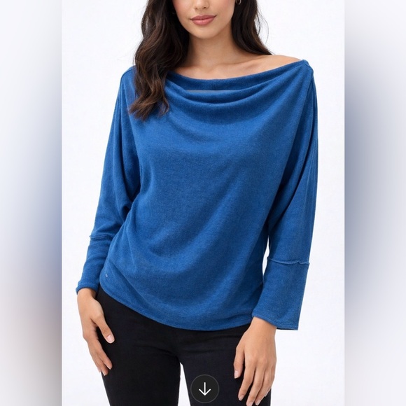 We The Free Tops - We The Free Vibrant Blue Knit Top